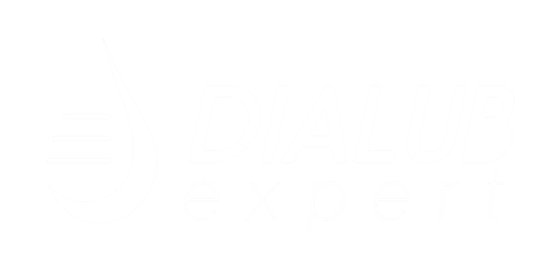 dialub white logo